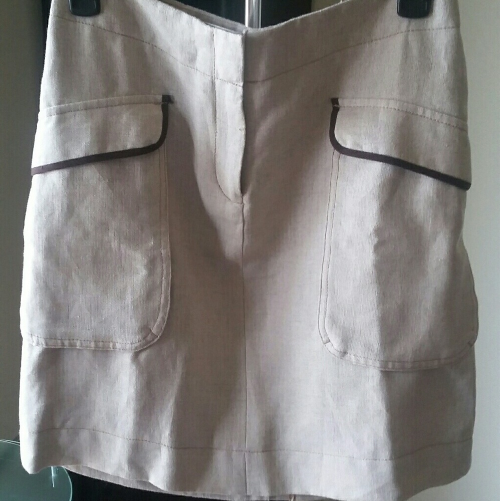 LOFT linen skirt - Picture 2 of 7
